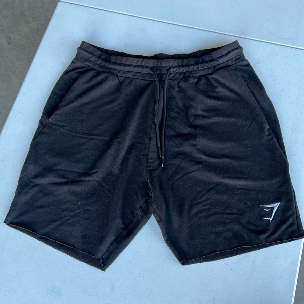 Gymshark Black Athletic Shorts Lightweight Elastic Waist